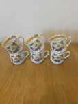 Kubeczki filiżanki 6 sztuk Chodzież stara porcelana z PRL