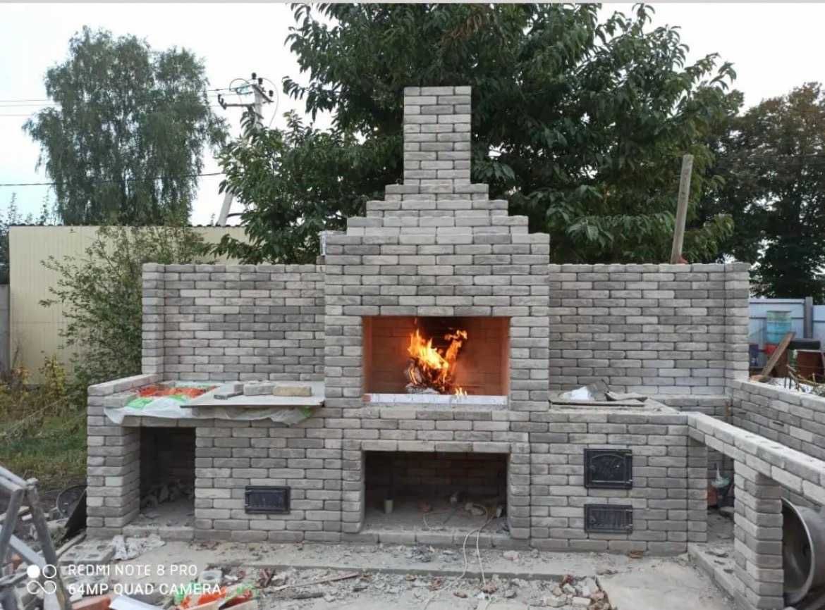 Цегла облицювальна для камінів, пічок, мангалів, цегла лицьова