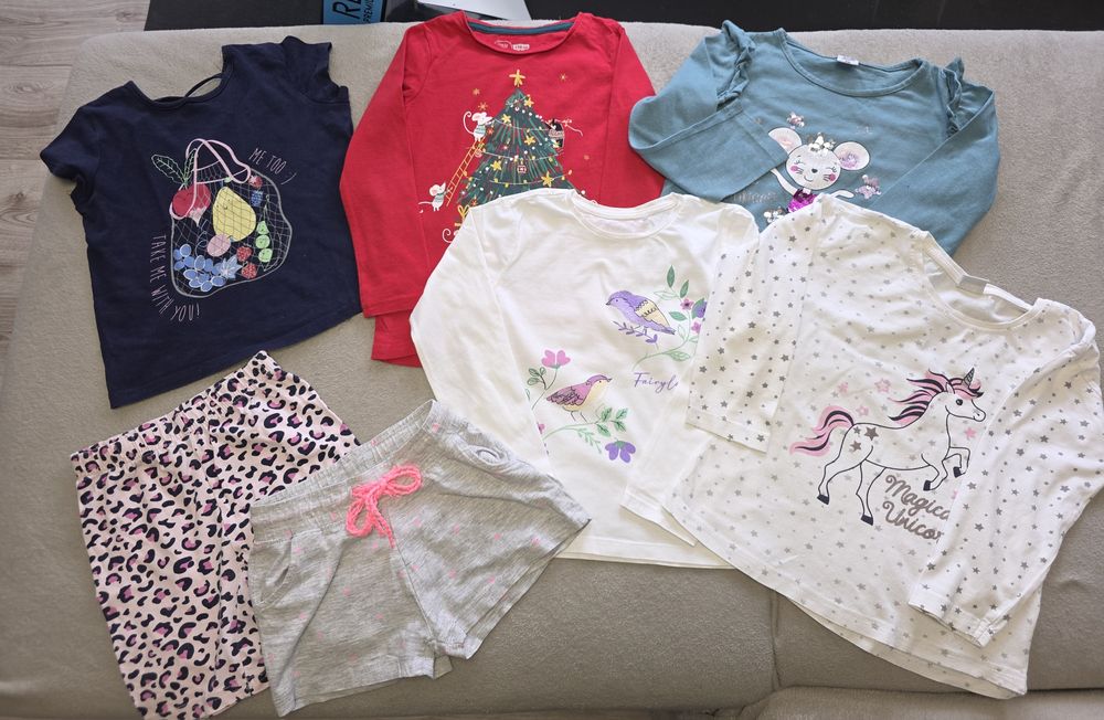 Paka ubrań dla dziewczynki 110cm