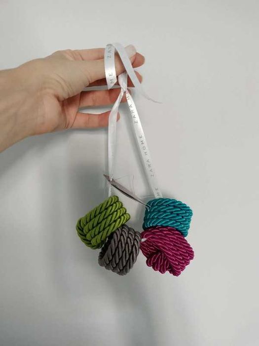 Conjunto de 8 argolas para guardanapos Zara Home (novo, com etiqueta)