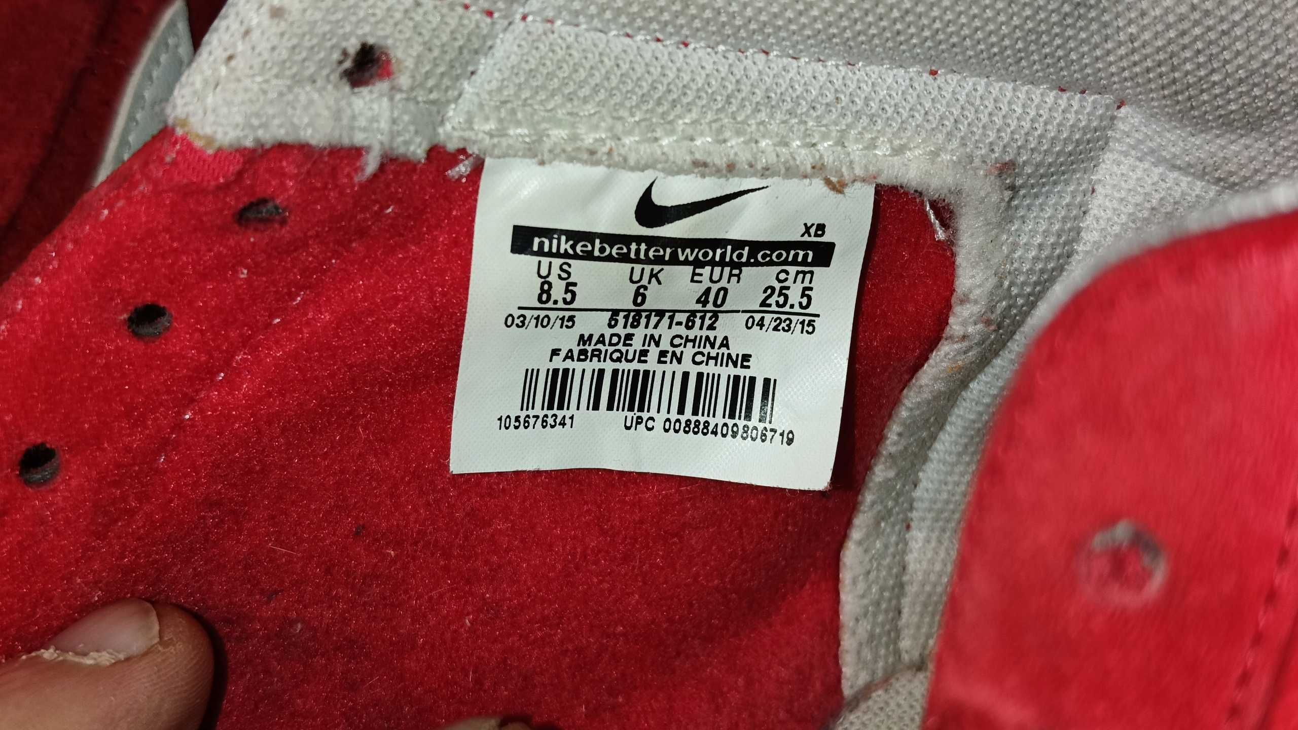 Wysokie sneakersy NIKE BLAZER MID SUEDE r.40 skóra stan bardzo dobry