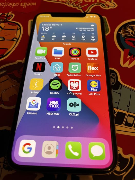 Iphone X 64Gb Biały Tylne szkło do wymiany