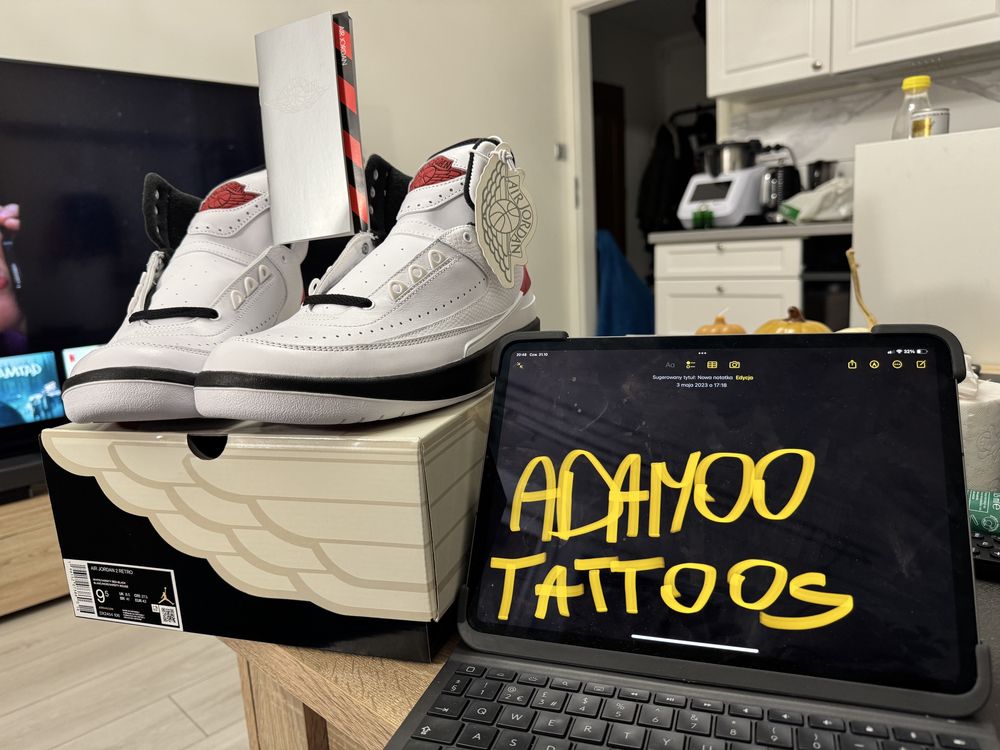 Jordan 2 chicago 9,5 us nowe