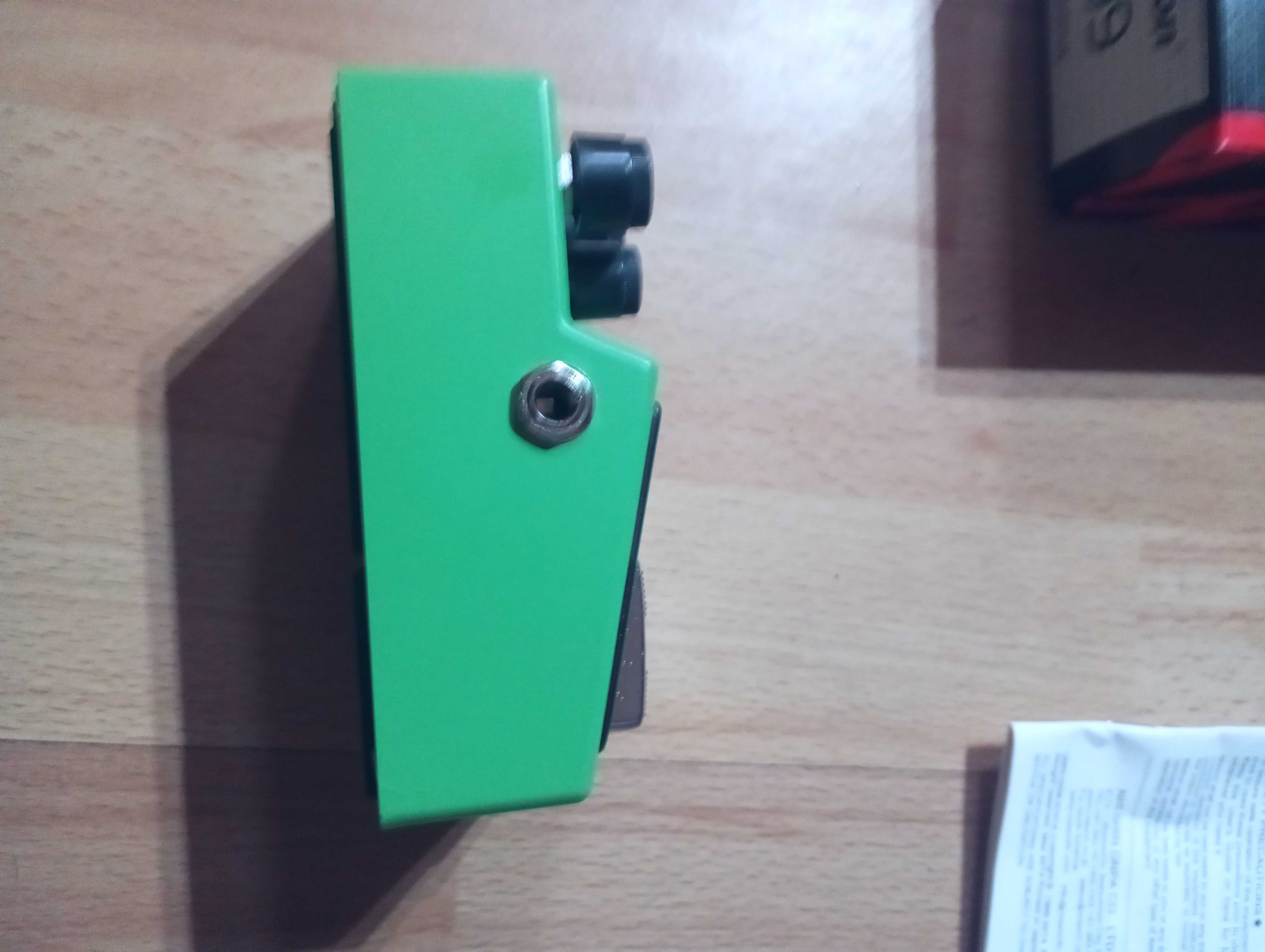 Pedais  "Ibanez Tube Screamer Mini" e "Maxon Overdrive OD-9"