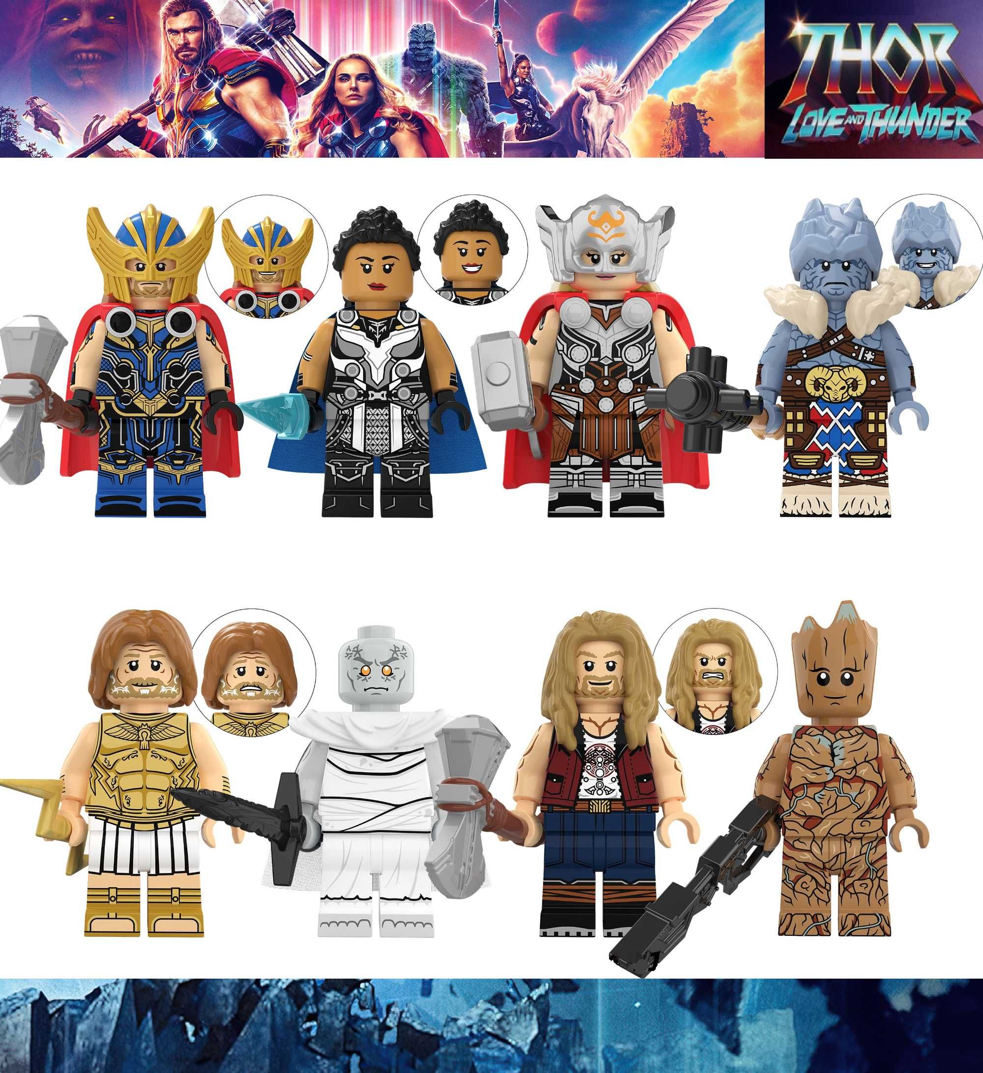 Coleção de bonecos minifiguras Super Heróis nº233 (compatíveis Lego)