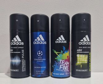 Dezodoranty Adidas Męskie 4 sztuki