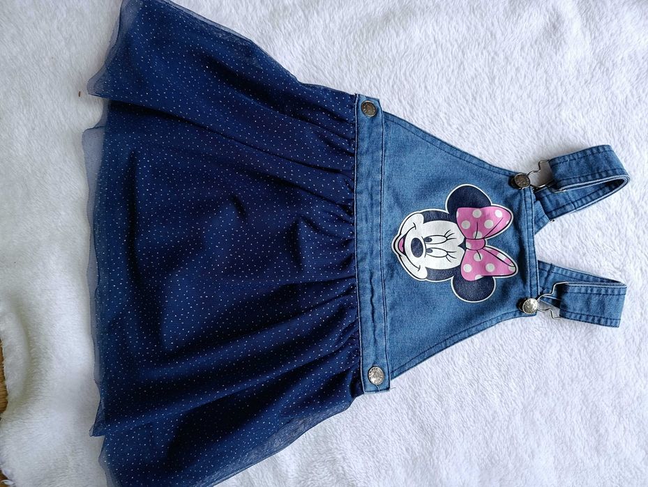 Śliczna sukienka z myszką Minnie 110 Disney