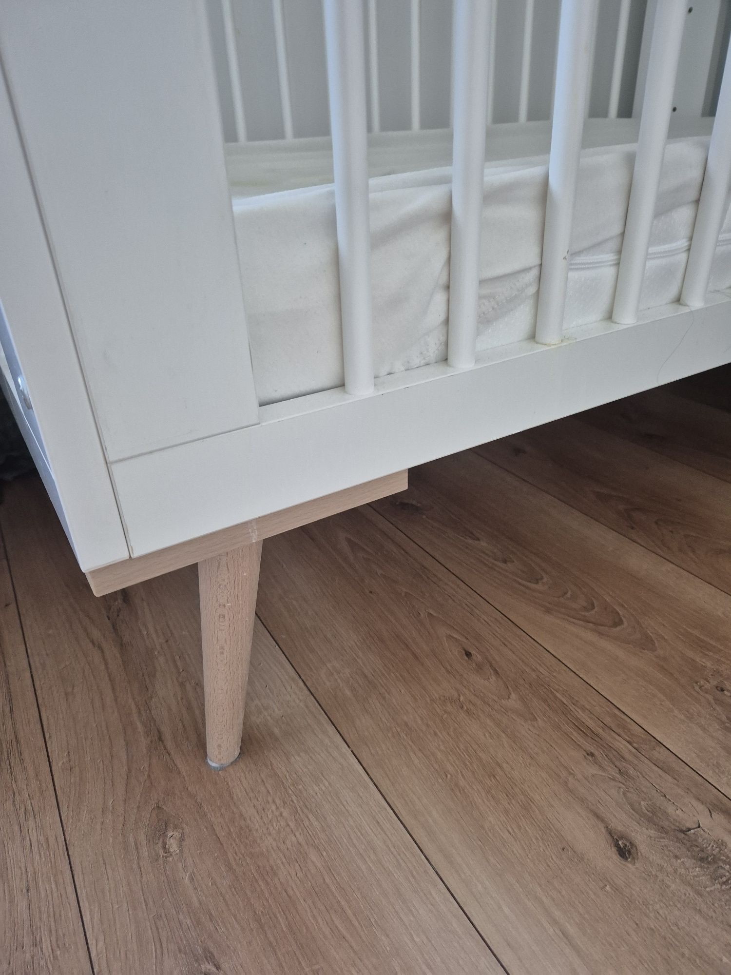 Łóżeczko materac klupś Łóżeczko sofie 120×60 białe