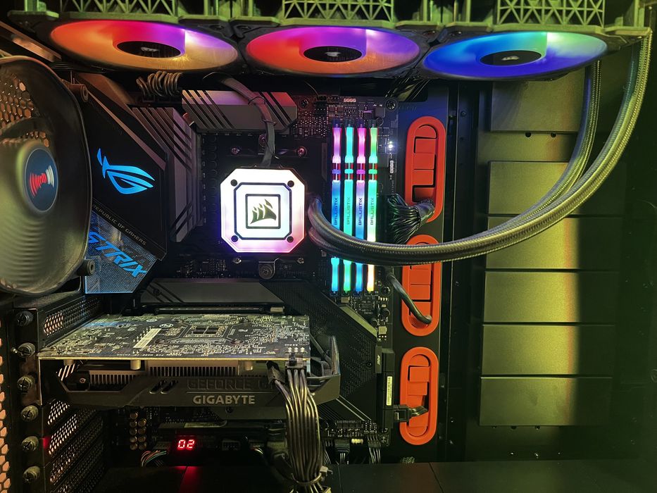 Komputer PC BeQuiet Dark Base Pro, AMD Ryzen 9, Corsair i inne!!