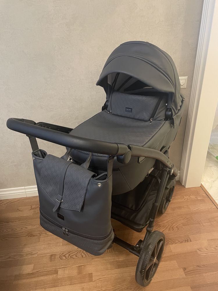 Сіра коляска tako baby exclusive prams 2 в 1