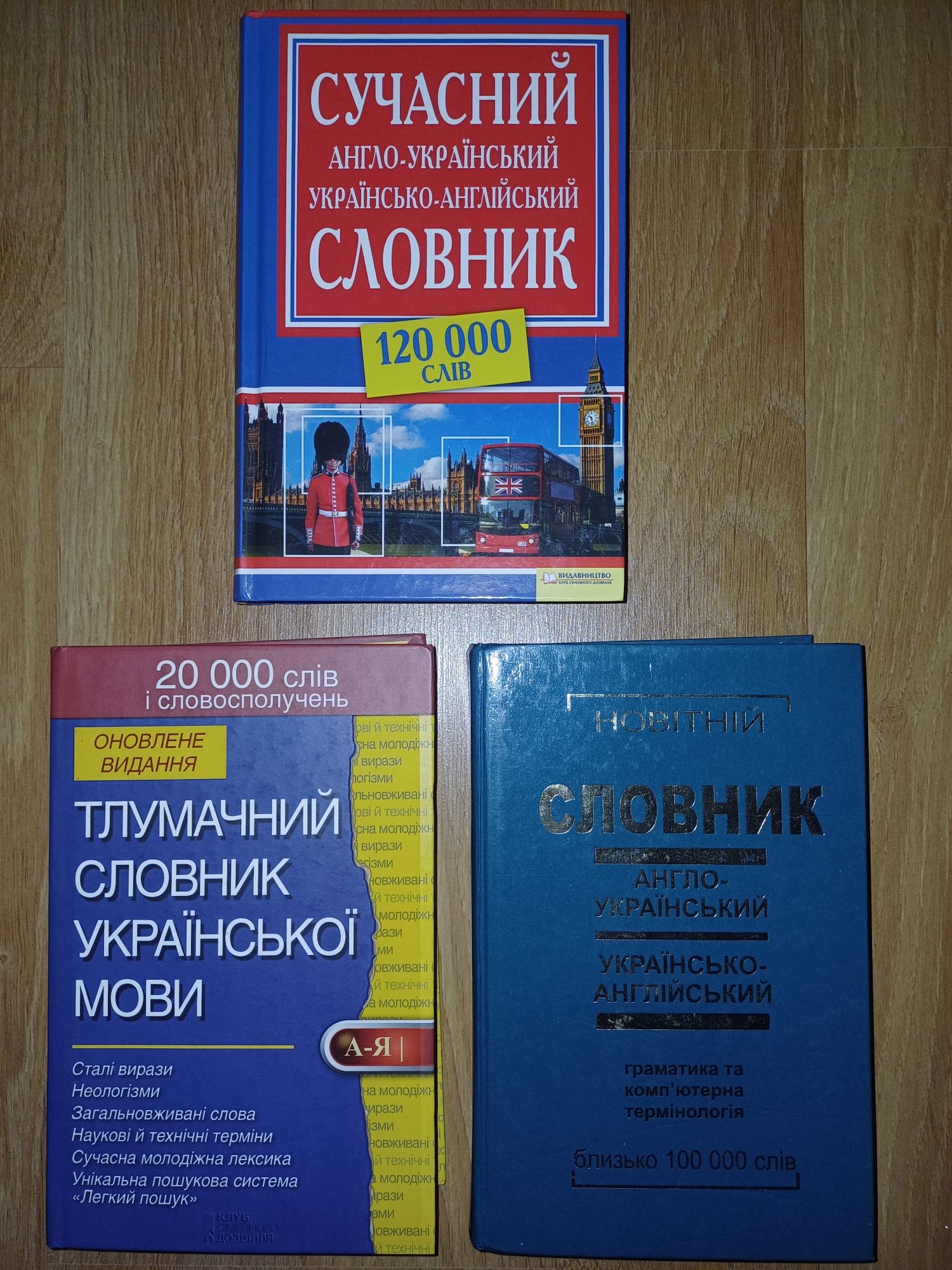 Тлумачний словник української мови та Сучасний англо-український