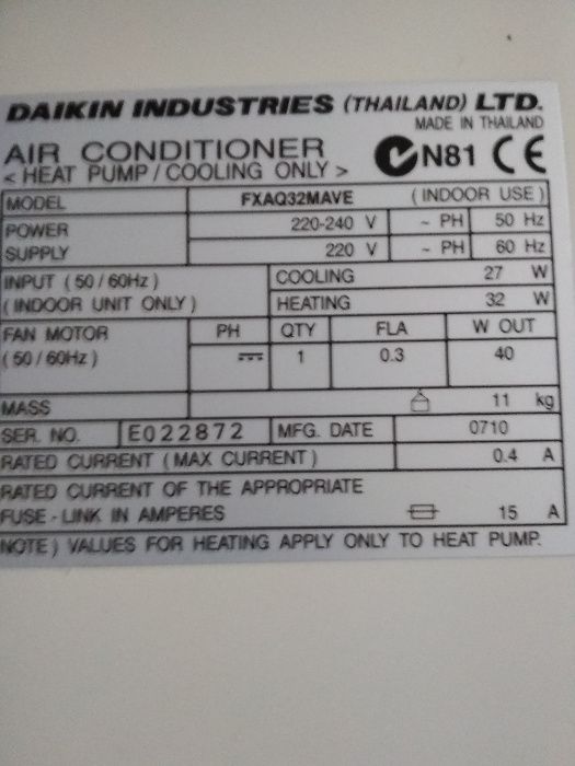 Ar condicionado VRV usado Daikin