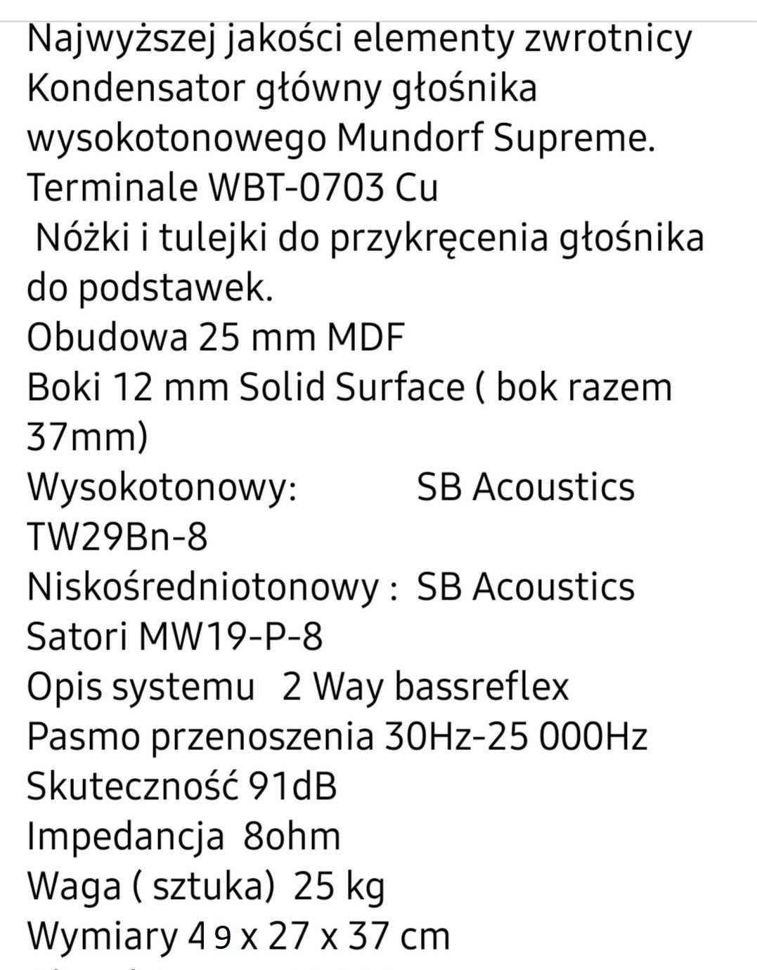 Harpia Acoustics - roczne flagowe Jantary, 2 lata gwarancji