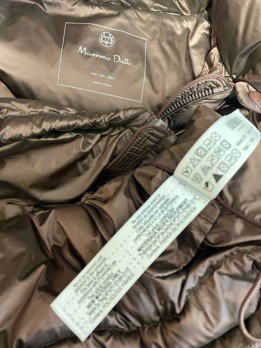 Massimo Dutti жіноча коротка куртка Масімо Дуті коричнева