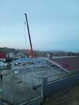 Konstrukcja stalowa dachu wiaty hali