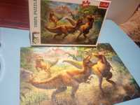 Puzzle Trefl Dinozaury 5+ 160 puzzli kompletny zadbany