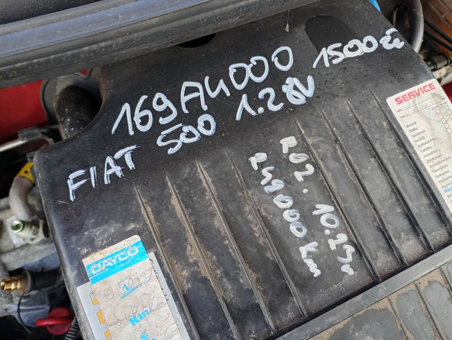 Silnik Fiat 500 1.2 8V R02 169A4000, części, transport FV dostawa