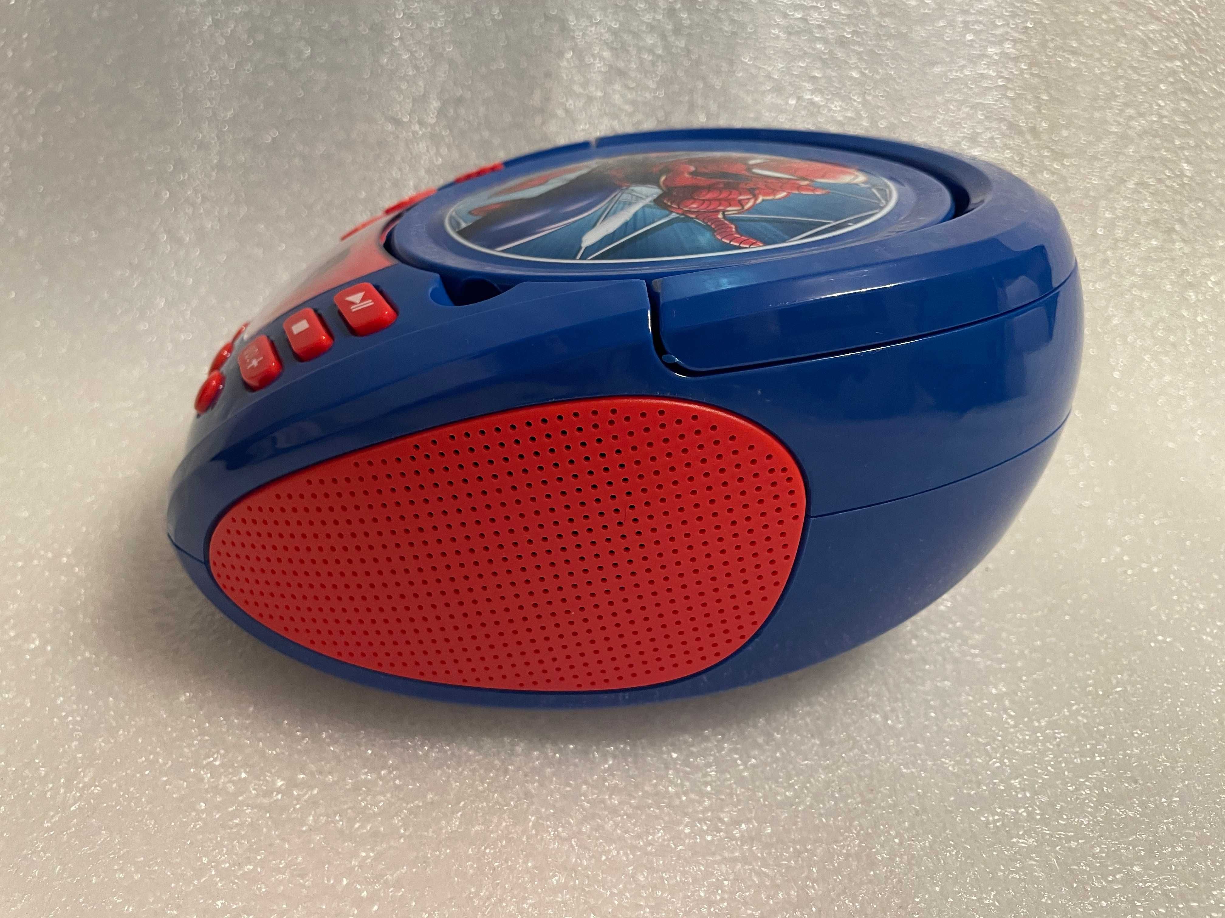 Lexibook Spider-Man Odtwarzacz CD z Bluetooth Boombox RCD109SP