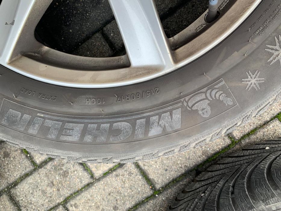 Felgi ENZO 17” + opony zimowe (z 2017 roku) michelin Apli. 5 215/60