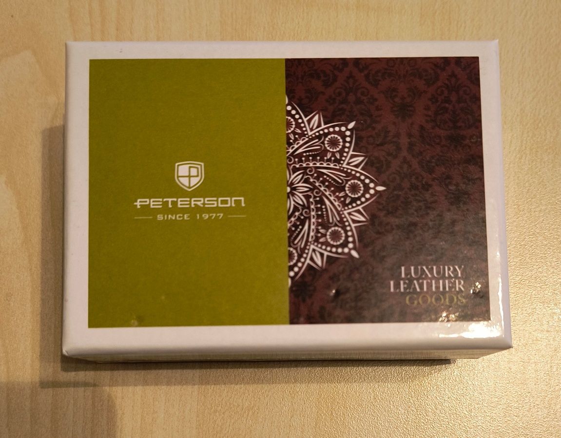 Portfel damski skóra naturalna Peterson