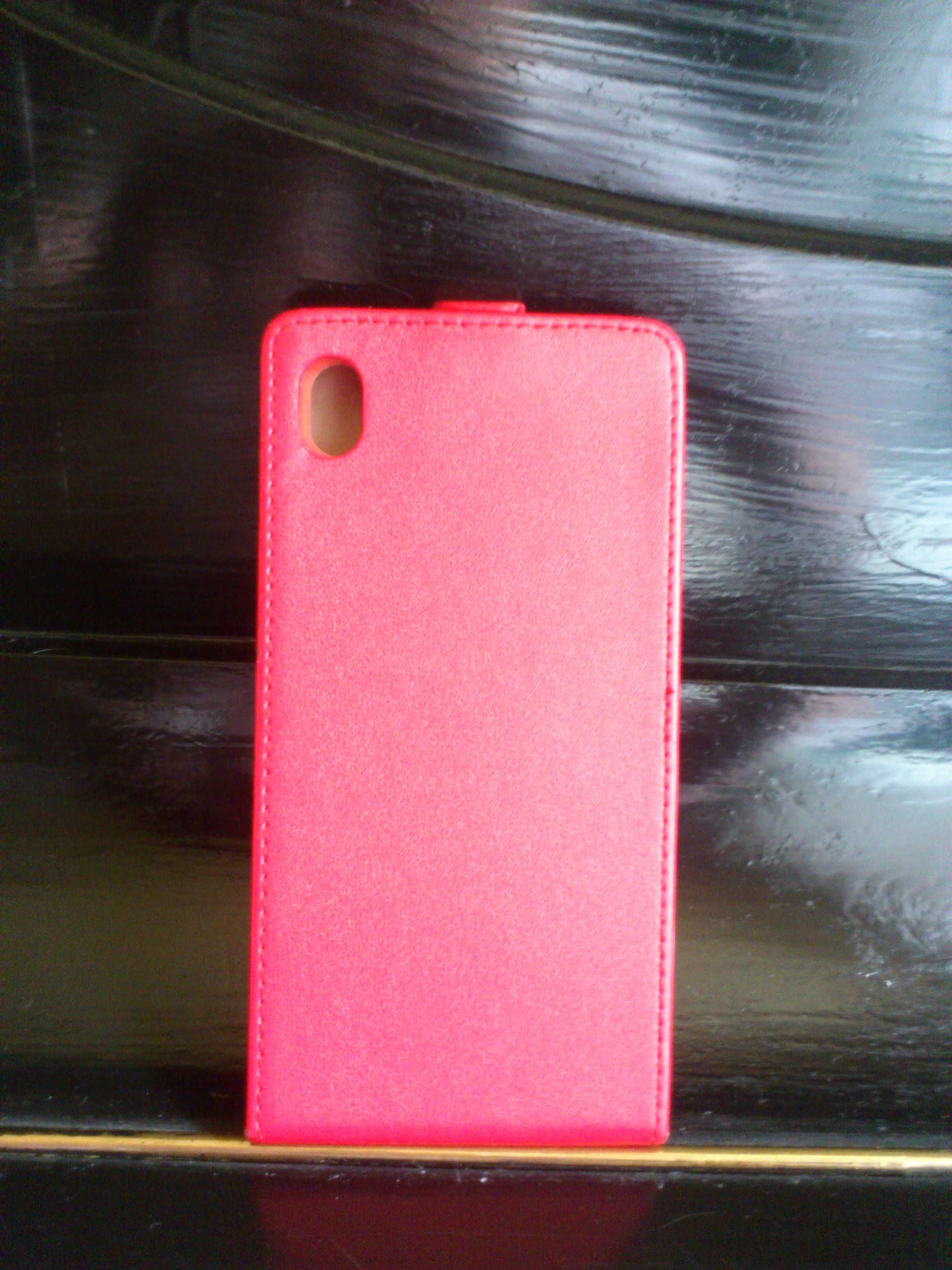 Etui Na Telefon Eko Skóra + Silikon (Zestaw 2 Sztuk) 14x7 cm
