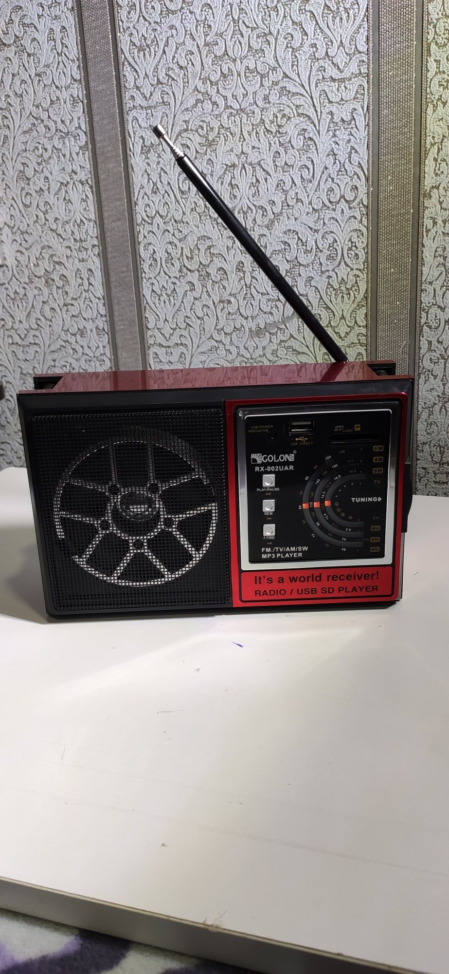 Радиоприемник аккумуляторный Golon RX-9922 с MP3 плеером , MicroSD , U