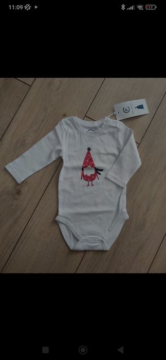 Nowe body świąteczne 68 długi rękaw 5.10.15 krasnal Święta