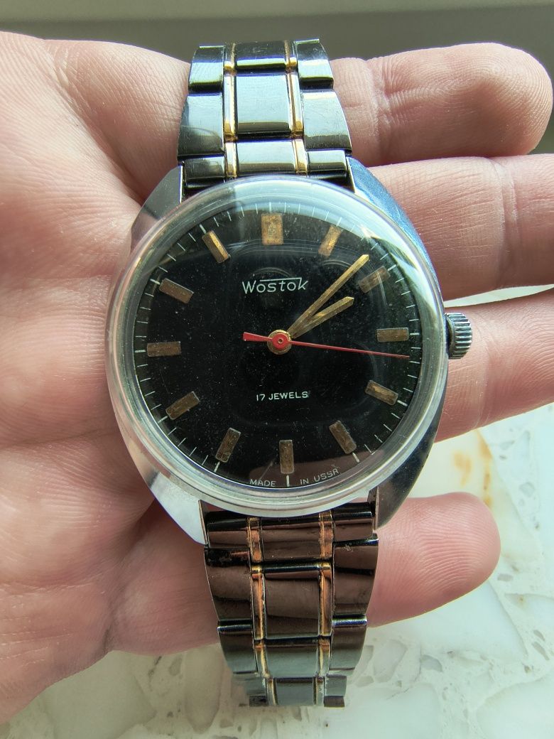 Zegarek Wostok 17 jewels bransoleta super stan serwis pobieda poljot