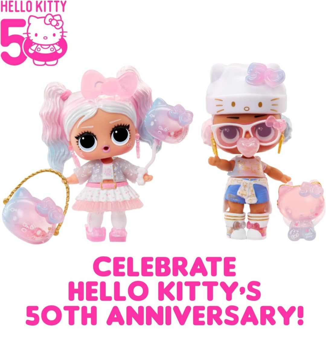 Оригінал Lol Surprise  Tots HELLO KITTY- Miss Pearly та Crystal Cutie