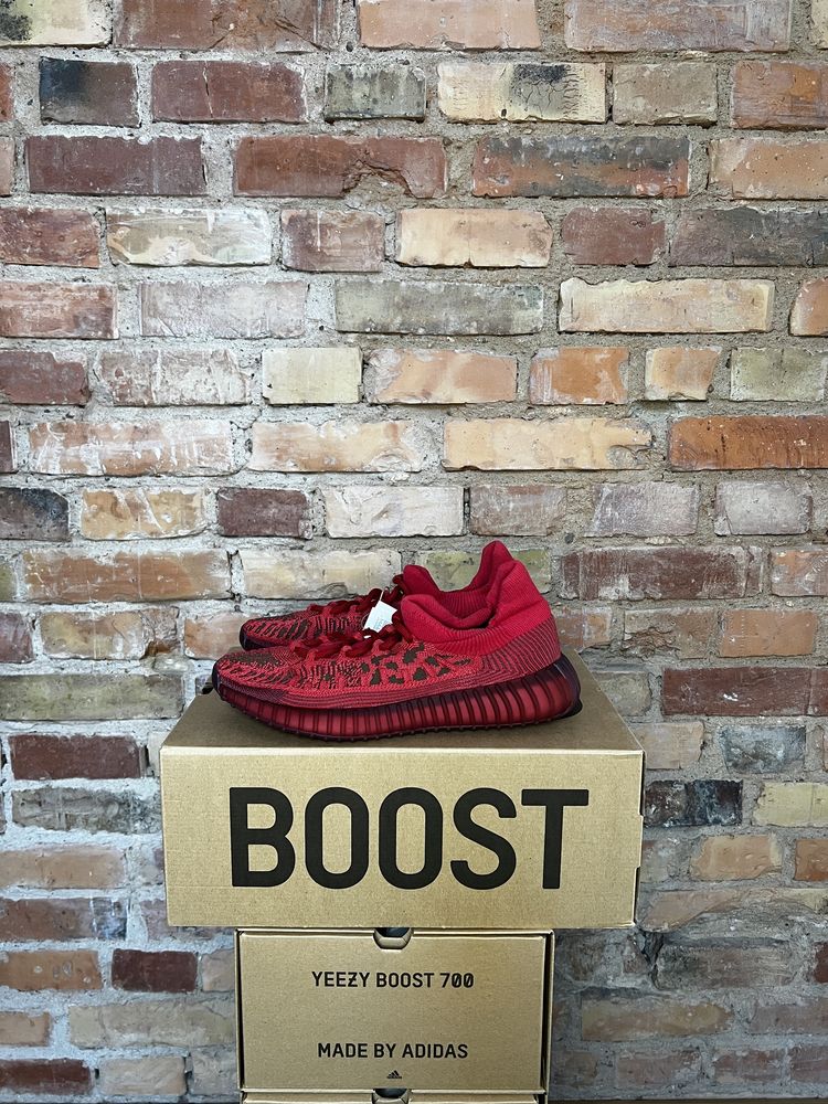 Buty Adidas Yeezy 350 V2 CMPCT Czerwone Męskie