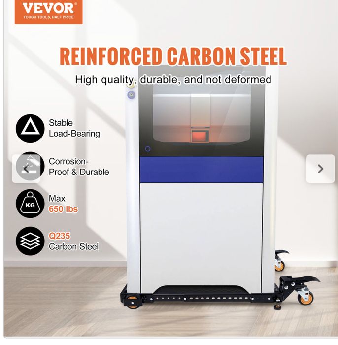 Suporte com rodas para 300kgs VEVOR