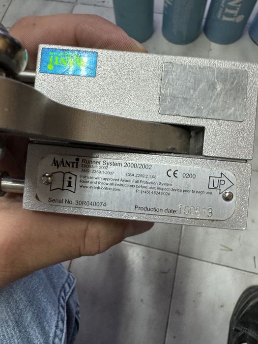 Dispositivo segurança runner Avanti 2000/2002 - linha de vida