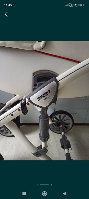 Wózek Anex Sport + spacerówka i akcesoria