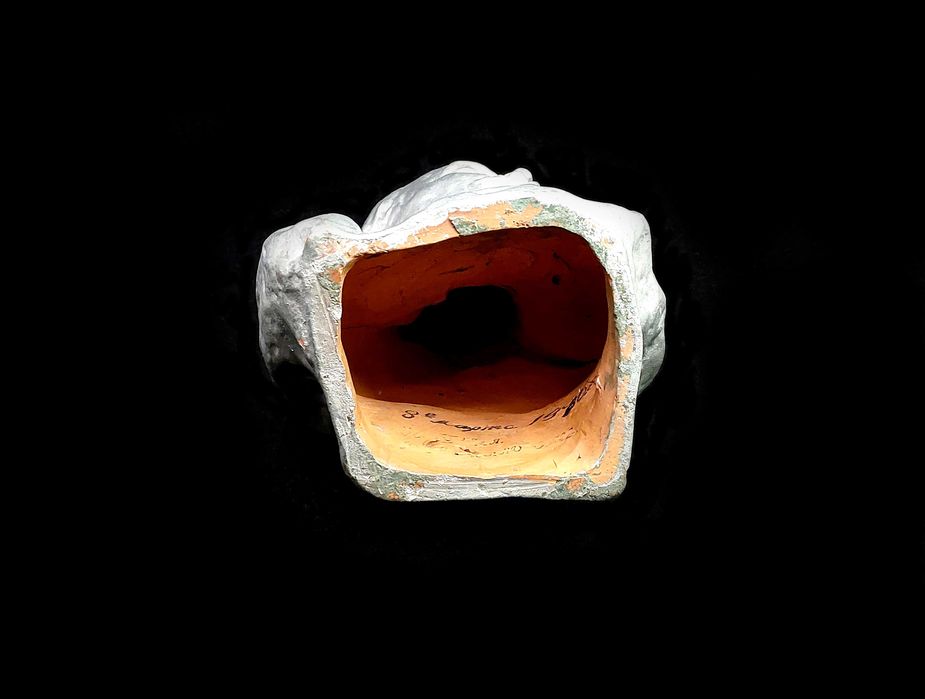 Статуэтка. Бюст В.И. Ленина Гжель 1940 год.