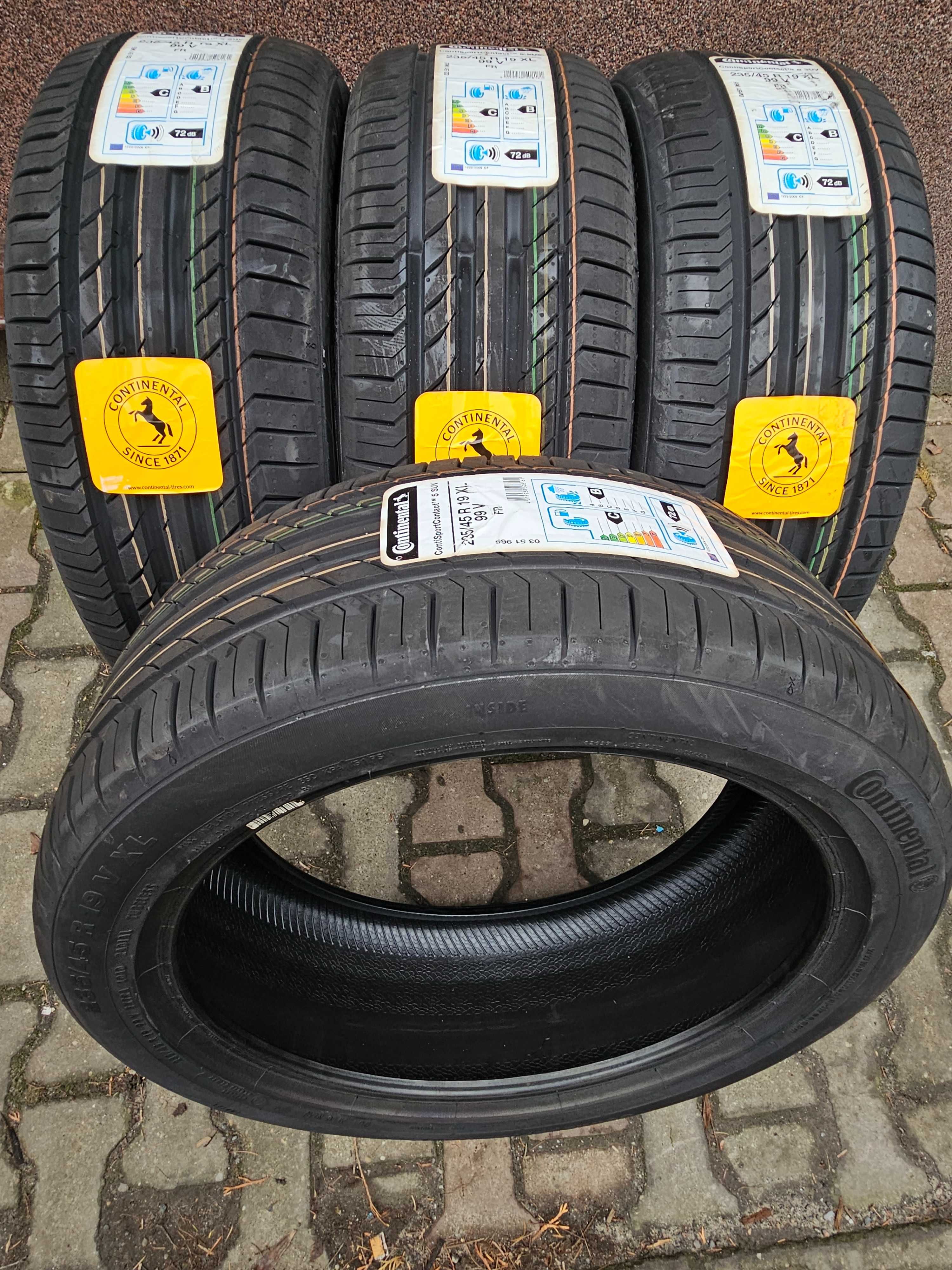 235/45R19 continental sport contact 5