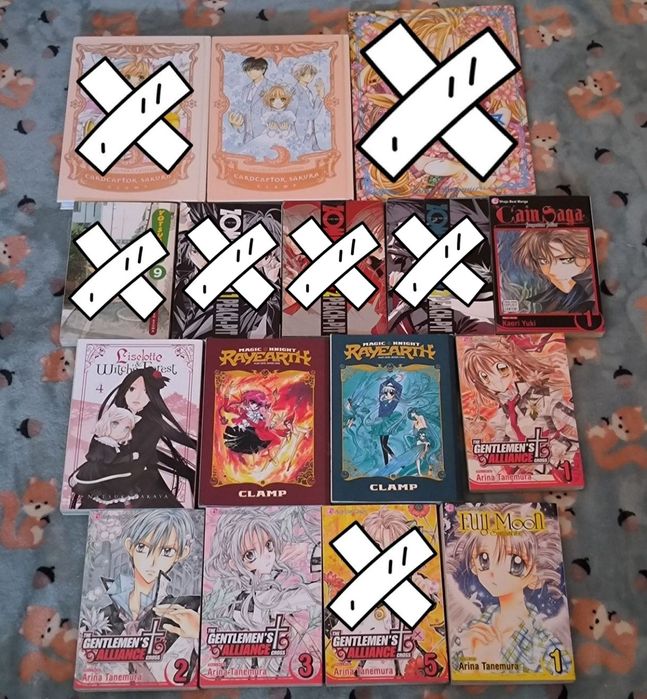 Lote de Manga em Inglês