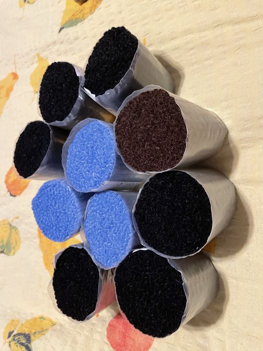 Włóczka cięta trzy kolory