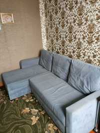 Продам диван сімка +пуфік сірого кольору