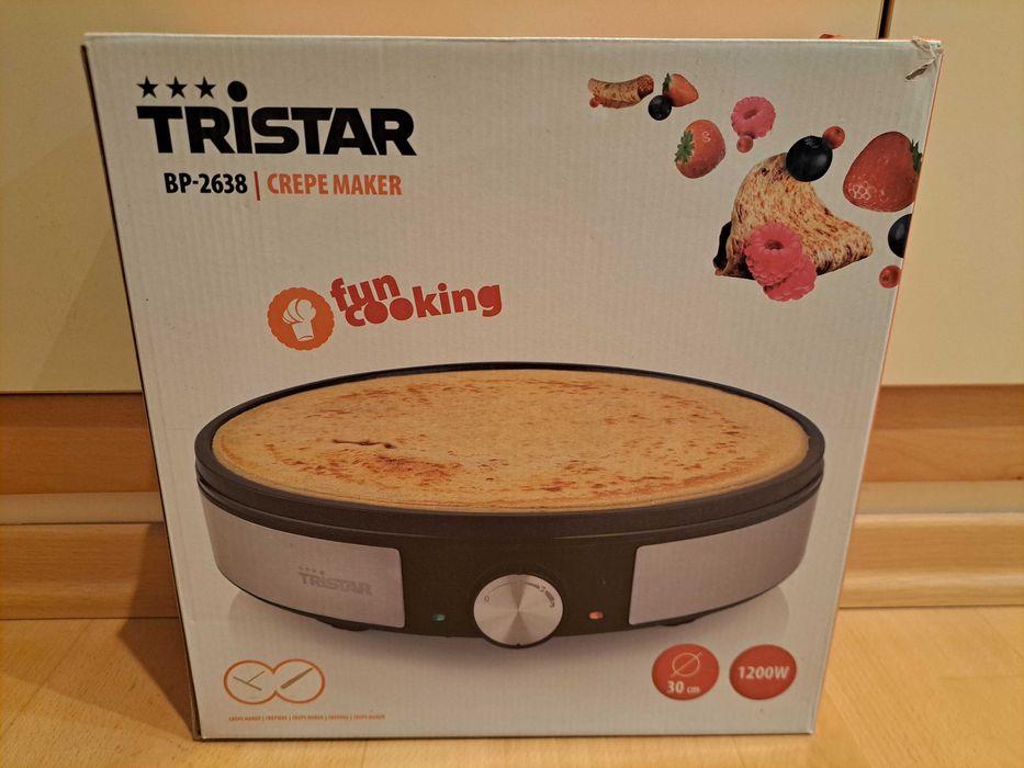 Maquina Crepes Tristar com caixa