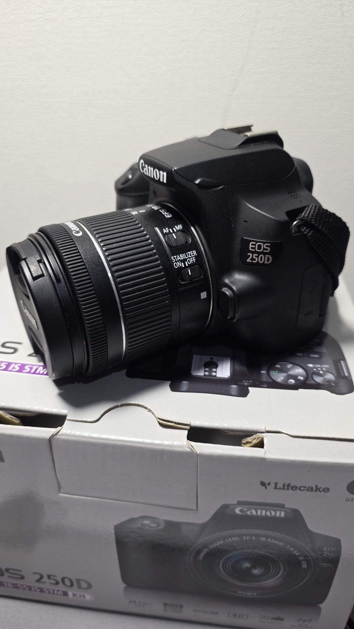 Фотоаппарат Canon EOS 250D Kit 18-55