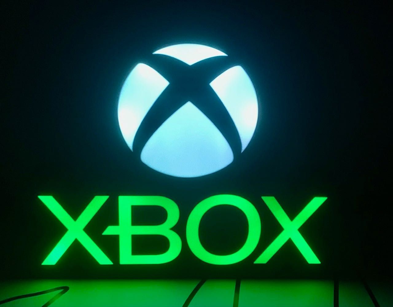 XBOX lampka plafon led RGB komplet z zasilaczem sterowanie BT