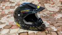 Шлем для мотокросу шолом для мотоцикла RockStar fullface фул фейс