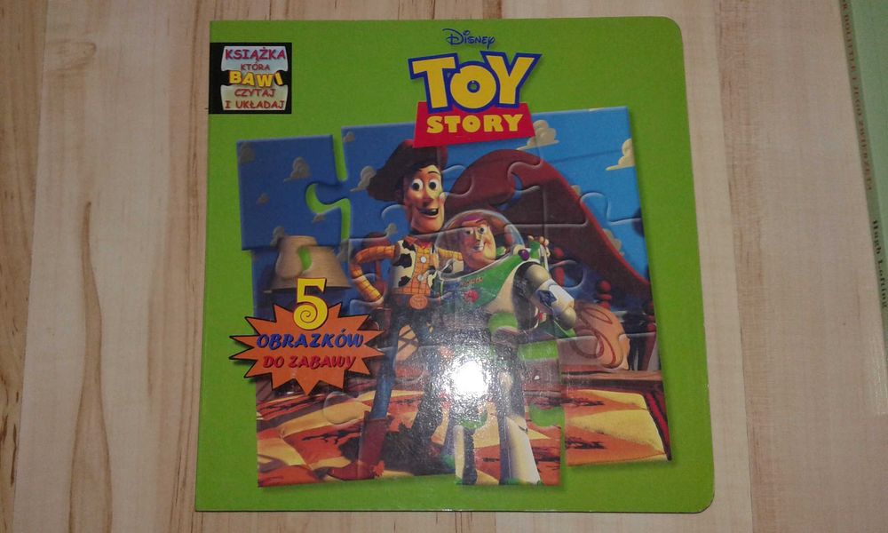 Disney Toy Story książeczka z puzzlami - czytaj i układaj