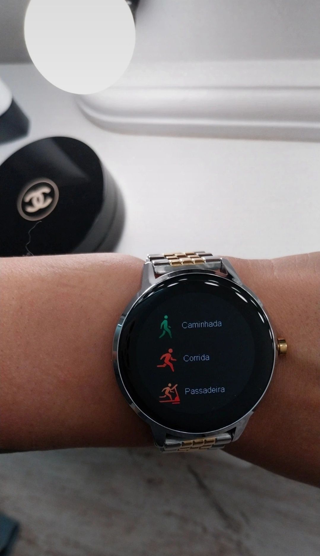 Smartwatch One Queencall Bicolor ainda com garantia
