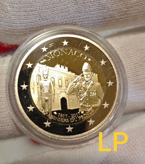 Moeda de 2€ do Mónaco de 2017 proof