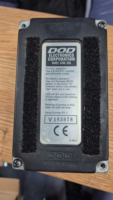 DOD FX91 Bass Overdrive Басова педаль