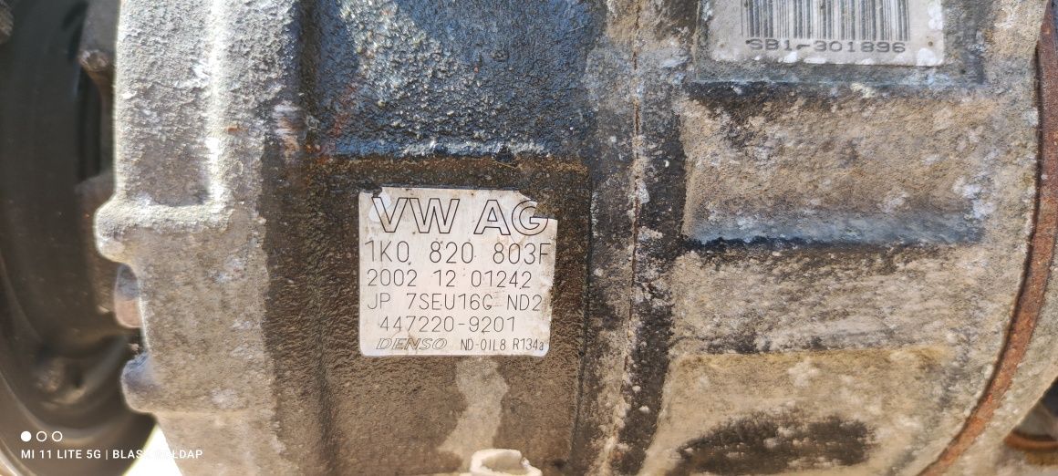 Sprężarka Kompresor Klimatyzacji DENSO HFC 134a Audi A3 8P 1.6 2003