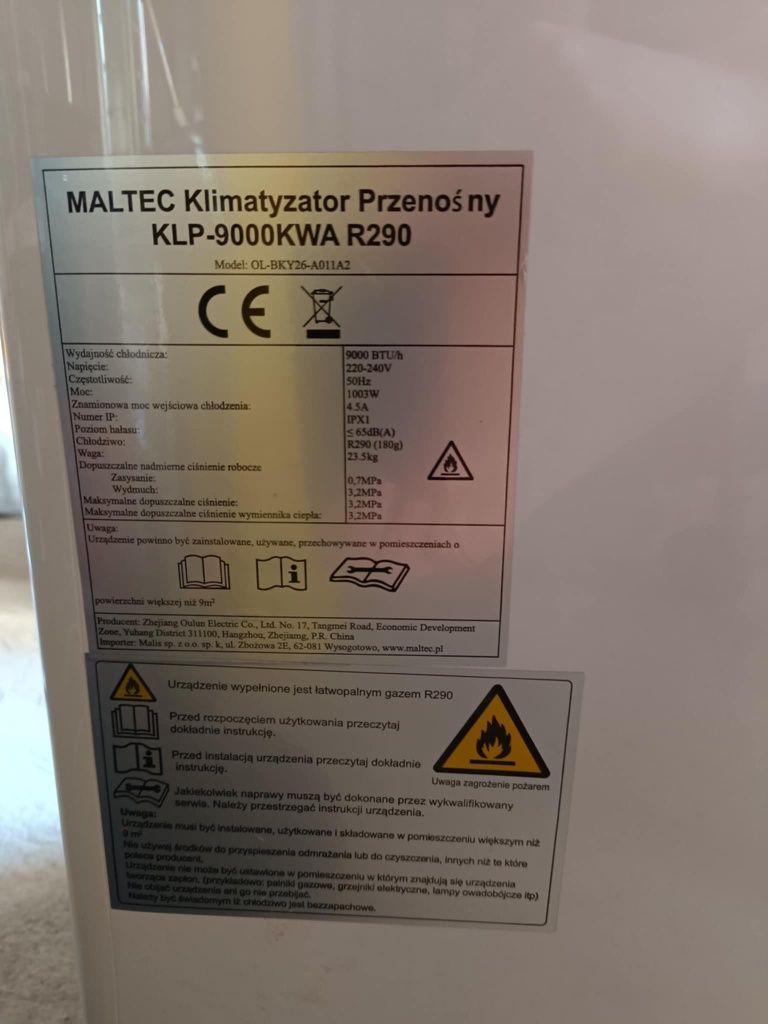 Klimatyzator Maltec
