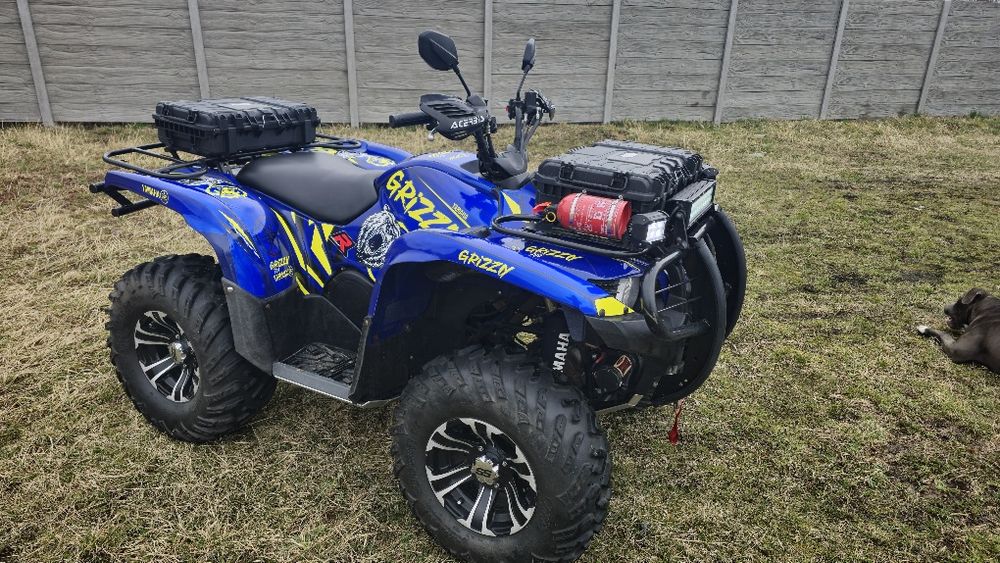 Yamaha grizzly 700 4x4 Stan bardzo dobry, dodatki Doinwestowana warto