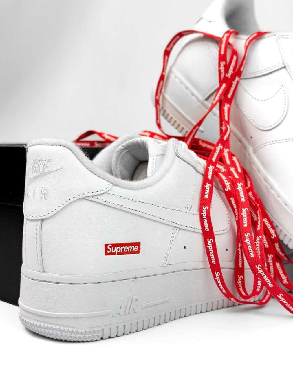 Buty trampki męskie NikeAirForceXsupremeCU9225Biały r.45